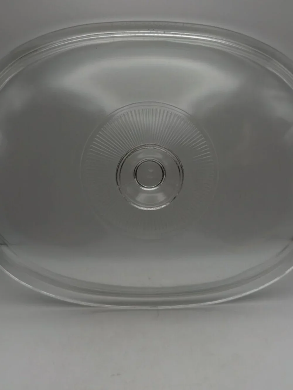 Pyrex Clear Glass Lid Only F14 C A  Rectangle‎ 4 Qt. 12.5 X 9.75 EUC
